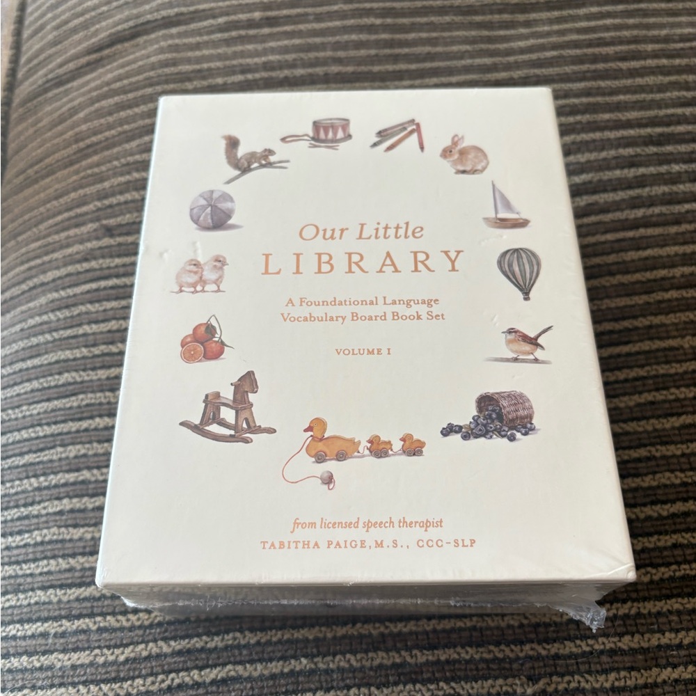 Our Little Library Vocabulary Board Book Set